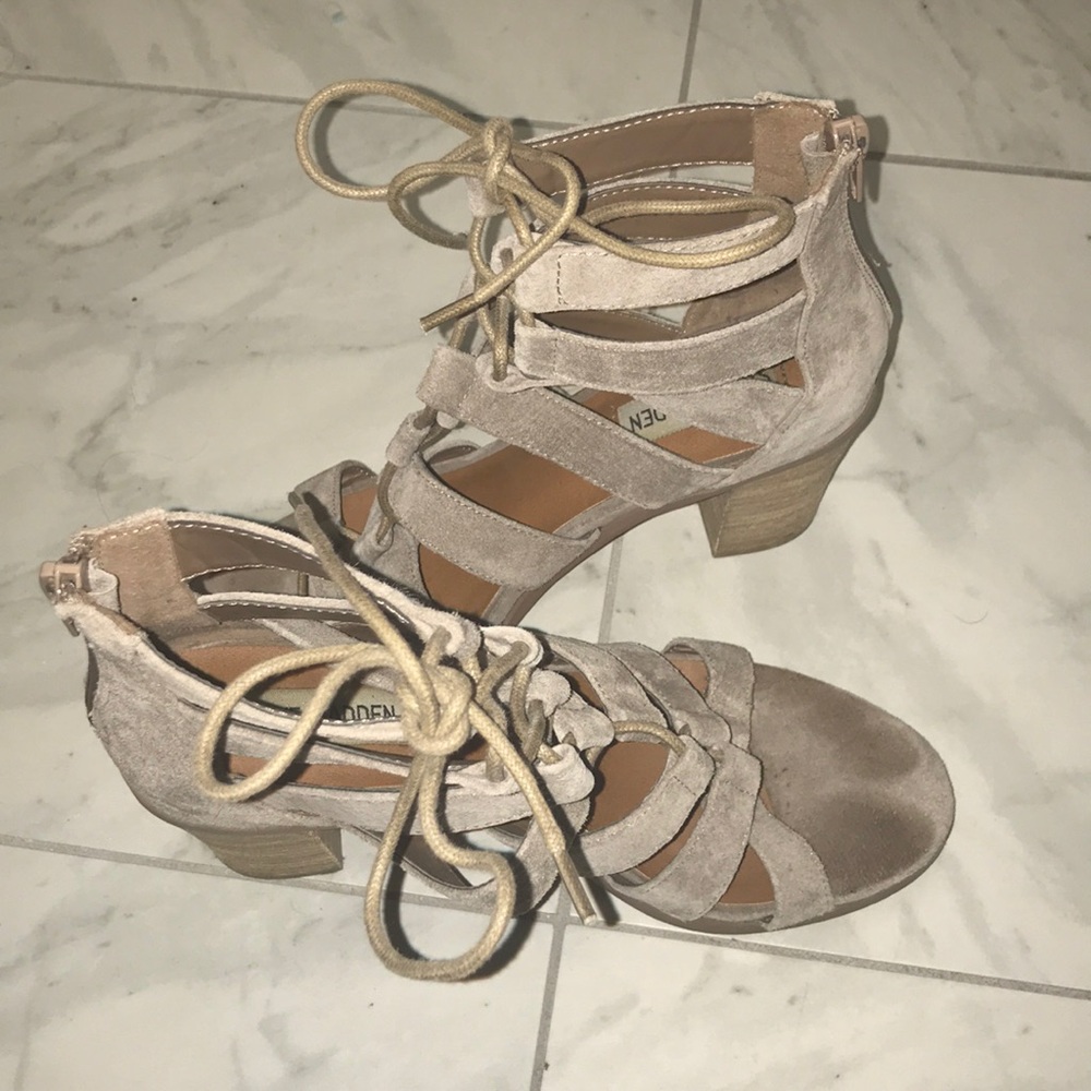 Steve Madden lace up heels